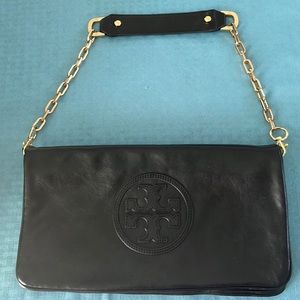 Tory Burch leather clutch